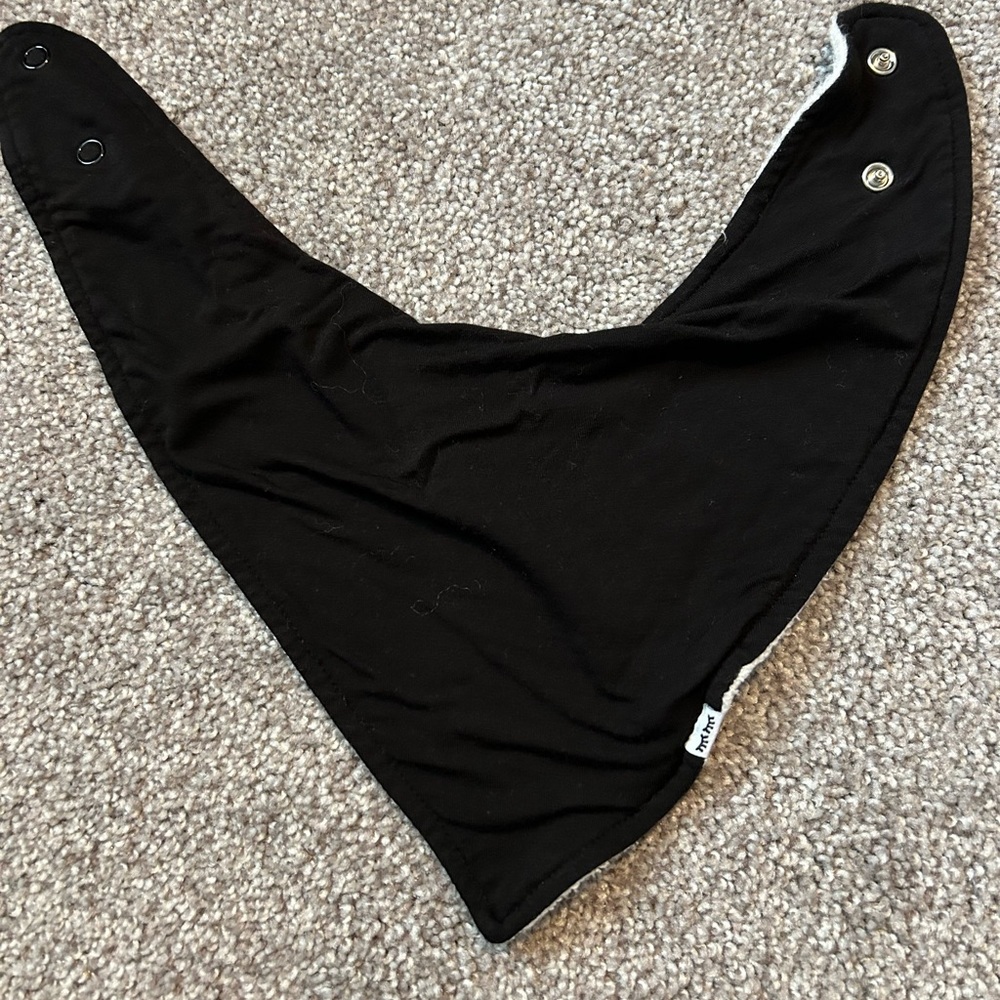 Little sleepies black bib